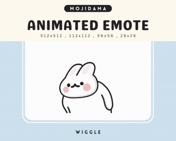 Bunny Wiggle Emotes