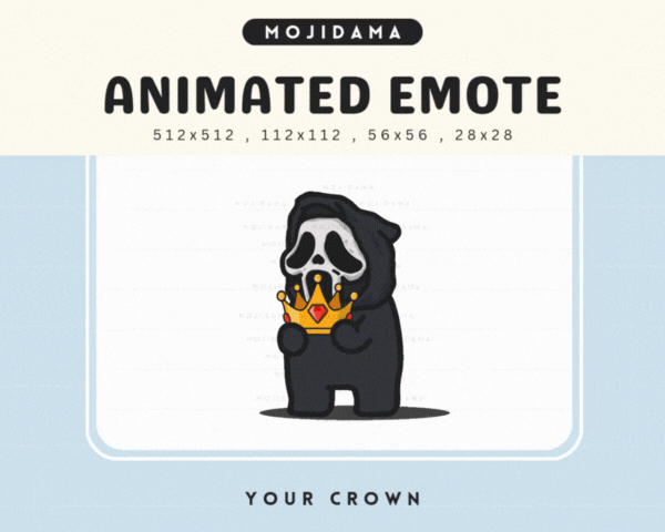 Cute Ghost Your Crown Emotes