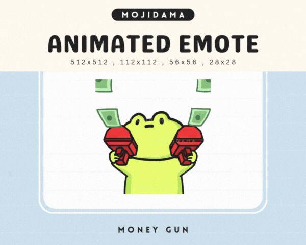 Frog Money Gun Emotes