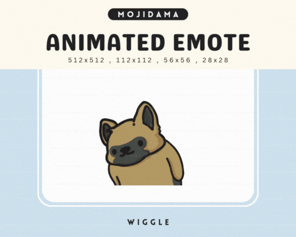German Shepherd Wiggle Emotes