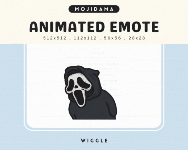 Cute Ghost Wiggle Emotes