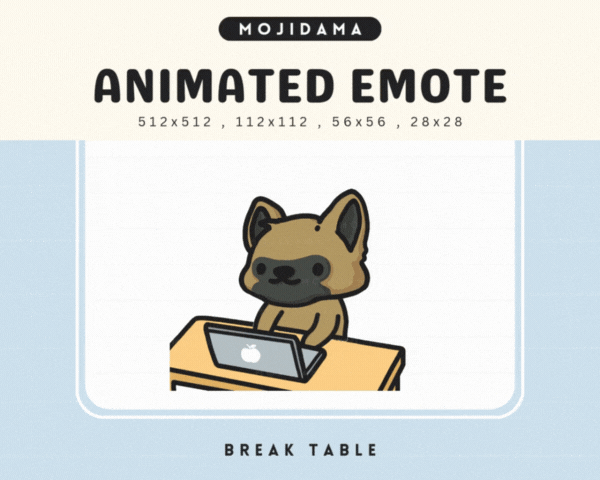 German Shepherd Break Table Emotes