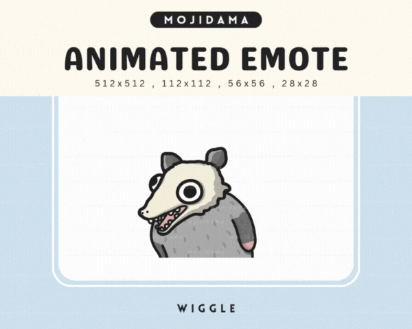 Possum Wiggle Emotes