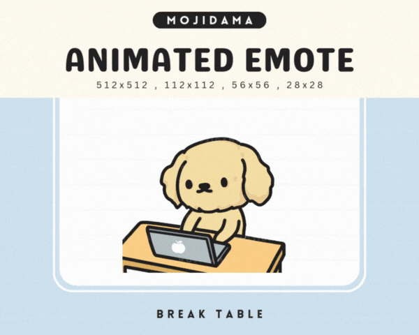 Golden Retriever Break Table Emotes