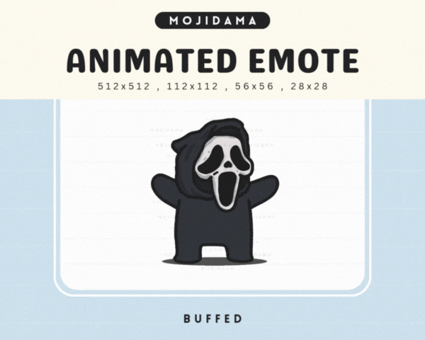 Cute Ghost Buffed Emotes