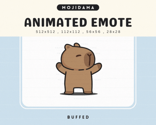 Capybara Buffed Emotes