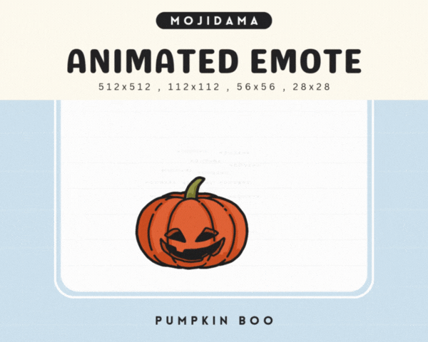 Skunks Pumpkin Boo Emotes
