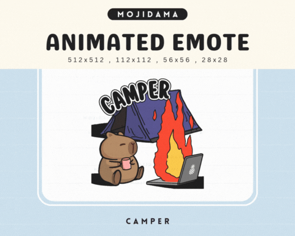 Capybara Camper Emotes