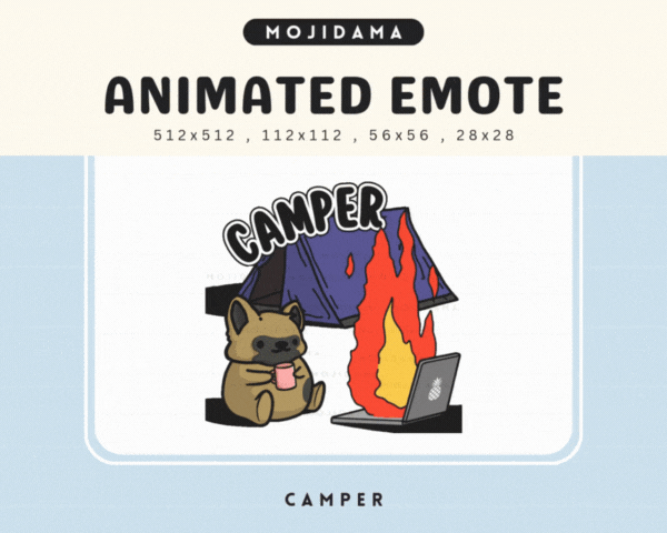 German Shepherd Camper Emotes