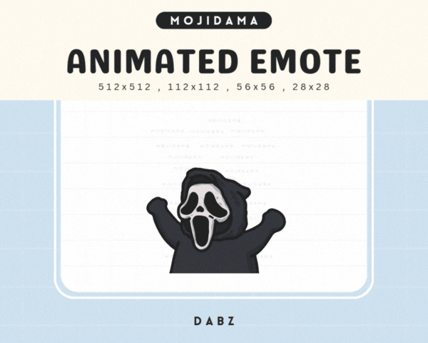 Cute Ghost Dabz Emotes