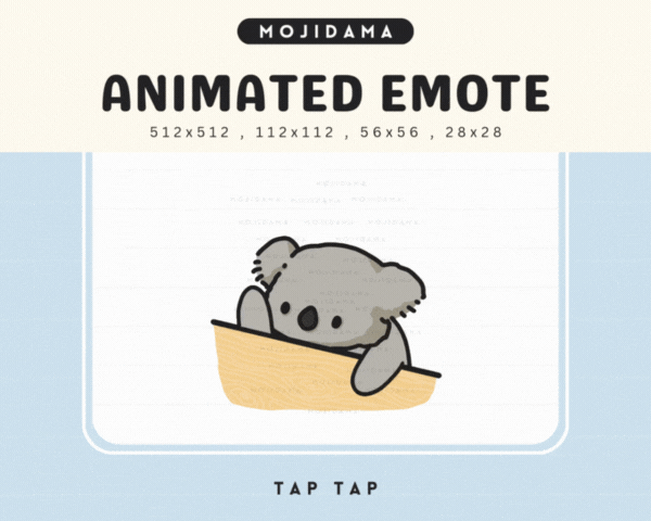 Koala Tap Tap Emotes