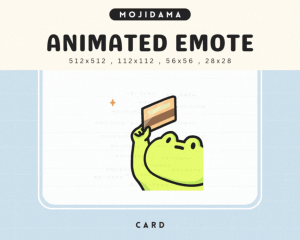 Frog Card Emotes