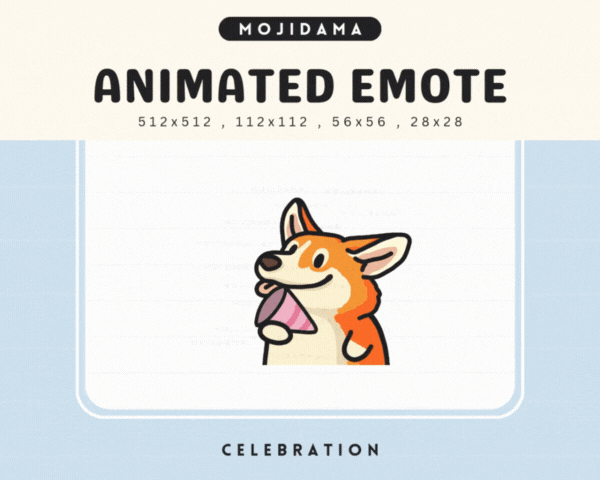 Corgi Celebration Emotes