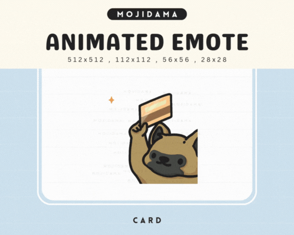 German Shepherd Card Emotes