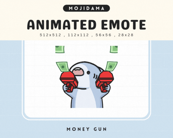 Shark Money Gun Emotes