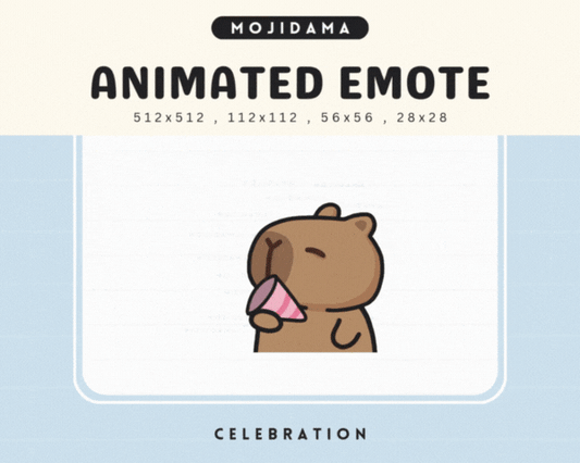 Capybara Celebration Emotes