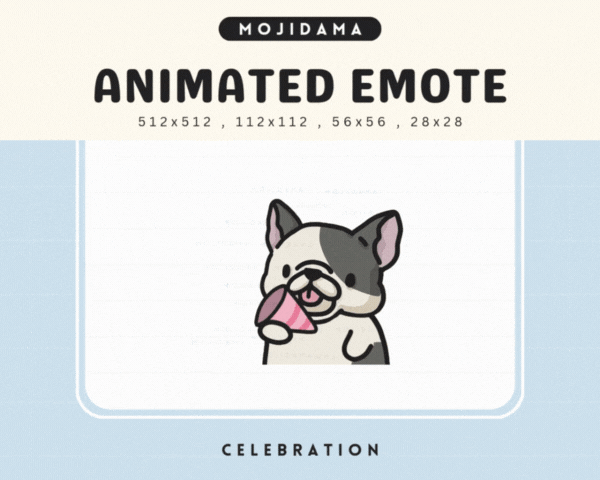 French Bulldog Celebration Emotes