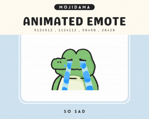 Croco So Sad Emotes