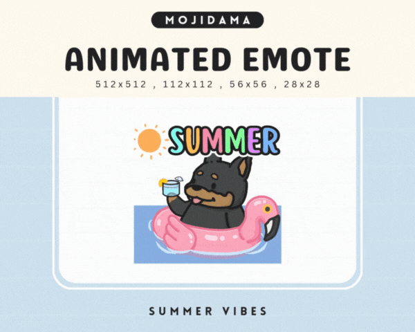 Doberman Summer Vibes Emotes