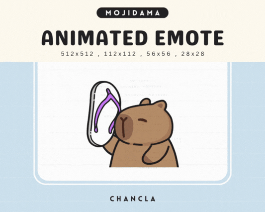Capybara Chancla Emotes