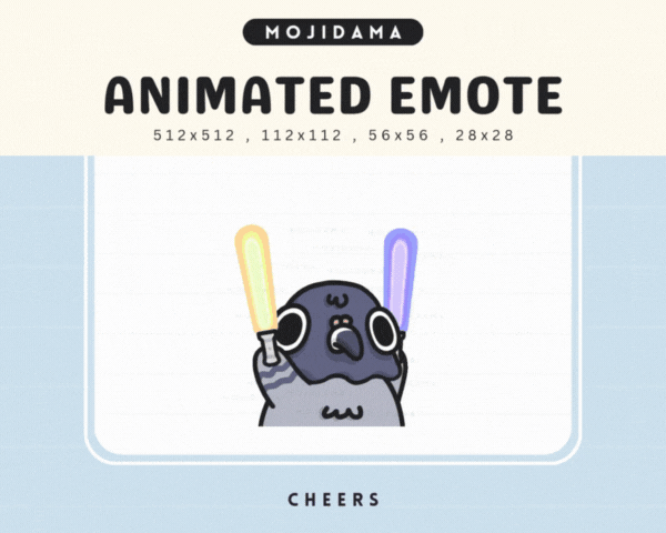 Pigeon Cheers Emotes
