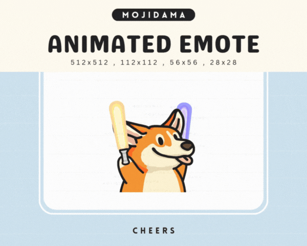 Corgi Cheers Emotes
