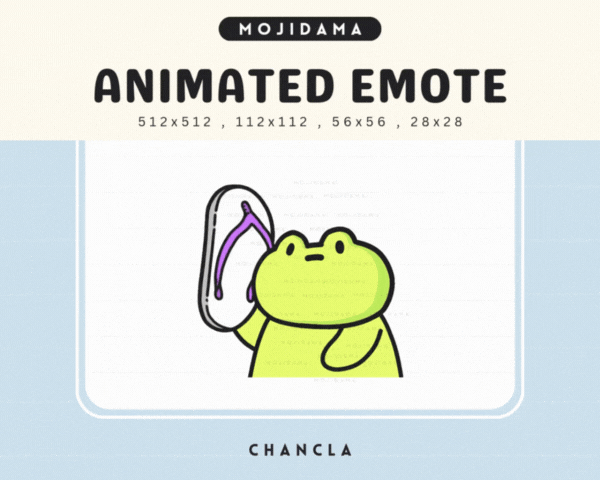 Frog Chancla Emotes
