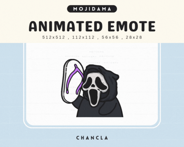 Cute Ghost Chancla Emotes