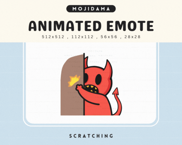 Devil Scratchy Emotes