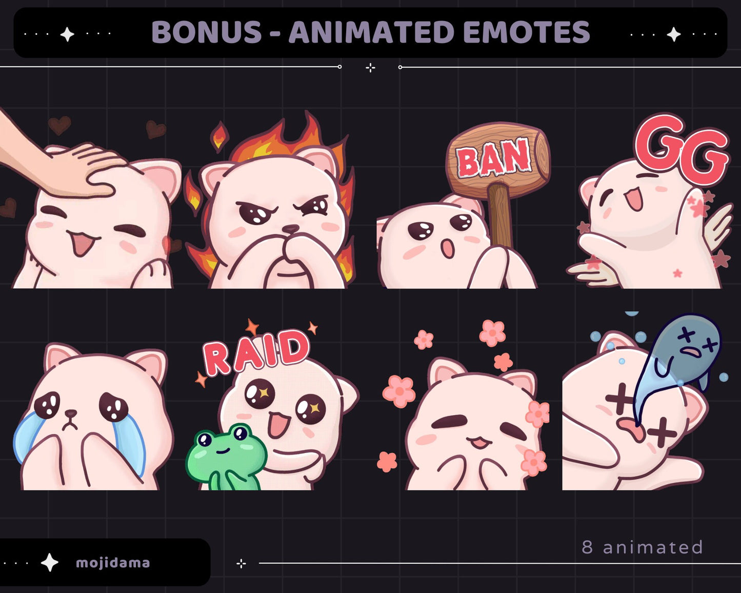 Skull Animation Stream Pack: Spooky Animated Overlay (Digital Download)