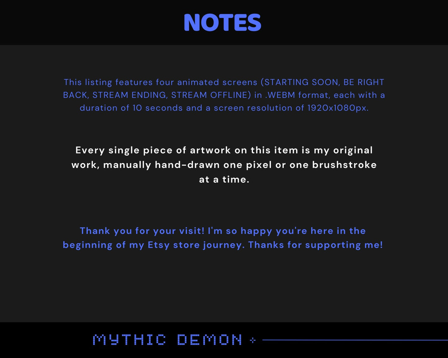 Ghost Twitch Screen Animation | Dark Halloween Demon Stream Screens Devil Animated Spooky Streaming Overlay Cute Retro Pixel Art Overlays