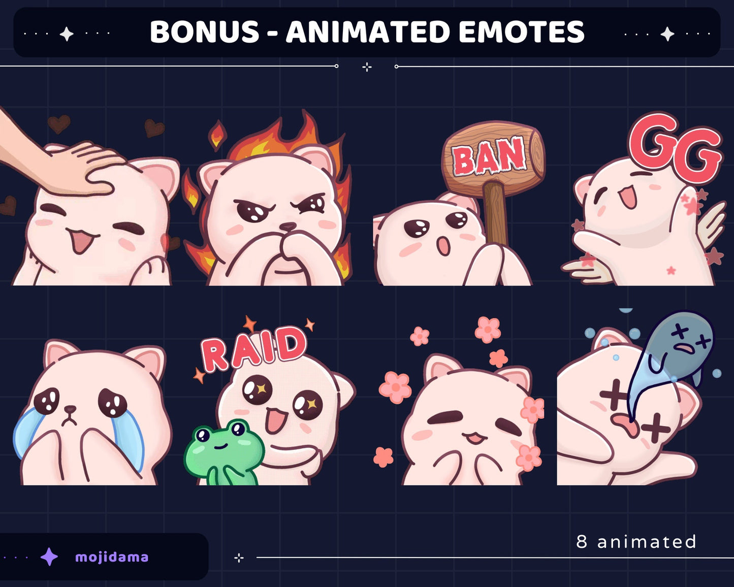Galaxy Space Animation Stream Pack Dark Galaxy Star Animated Overlay Full Streaming Bundle Just Chatting Vtuber Friendly Emotes Panel Alerts