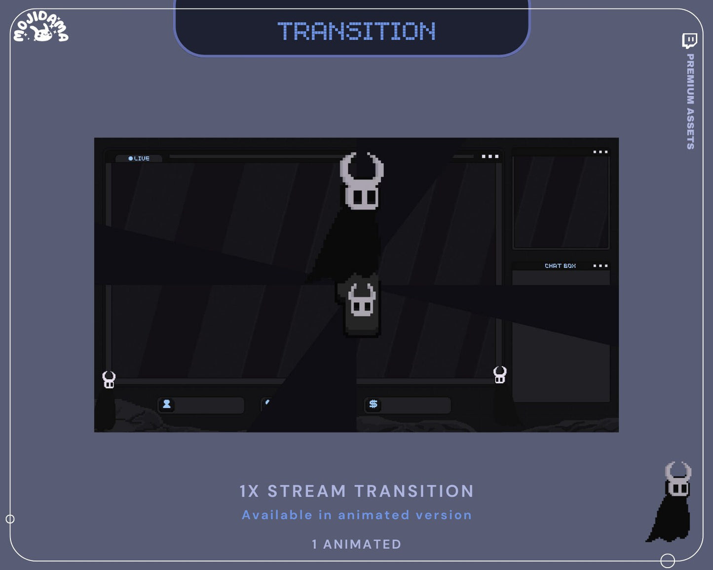 Halloween Stream Animation Overlay Animated Ghost Twitch Streaming Full Package Dark Aesthetic Lofi Streamer Pack Cozy Bundle Spooky Demon