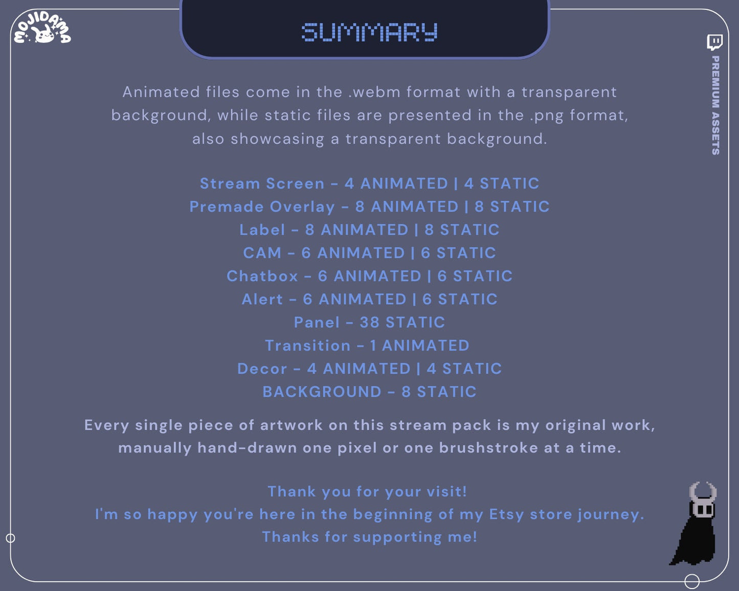 Halloween Stream Animation Overlay Animated Ghost Twitch Streaming Full Package Dark Aesthetic Lofi Streamer Pack Cozy Bundle Spooky Demon