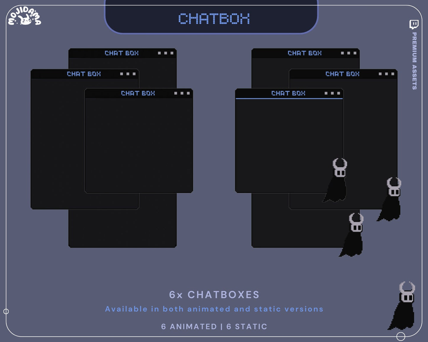 Halloween Stream Animation Overlay Animated Ghost Twitch Streaming Full Package Dark Aesthetic Lofi Streamer Pack Cozy Bundle Spooky Demon