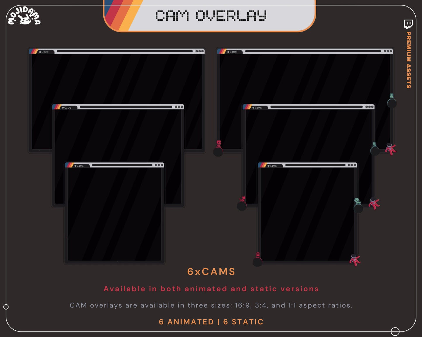 Space Twitch Stream Pack Animation: Y2K Galaxy Animated Overlays Streaming Vtuber Kick Youtube Obs