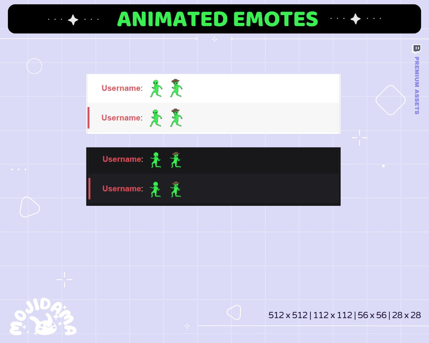 Dancing Alien Twitch Emotes Animation Funny Aliens Meme Stream Animated Cute Happy Cat Animal Dance Emote Sub Gg Yes Sad Twitch Kick Pack