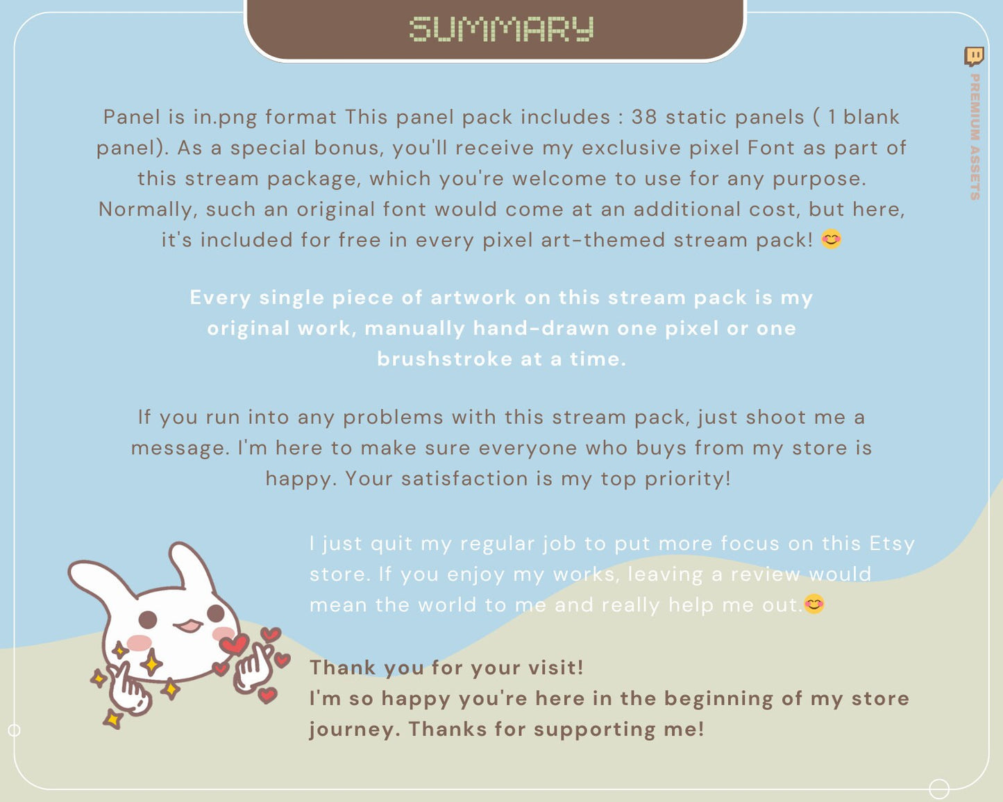 Cute Twitch Stream Panel Farming Game Aesthetic Duck Cow Panels Cute Lofi Cat Stream Pixel Just Chatting Vtubber Streaming Kick Streamer