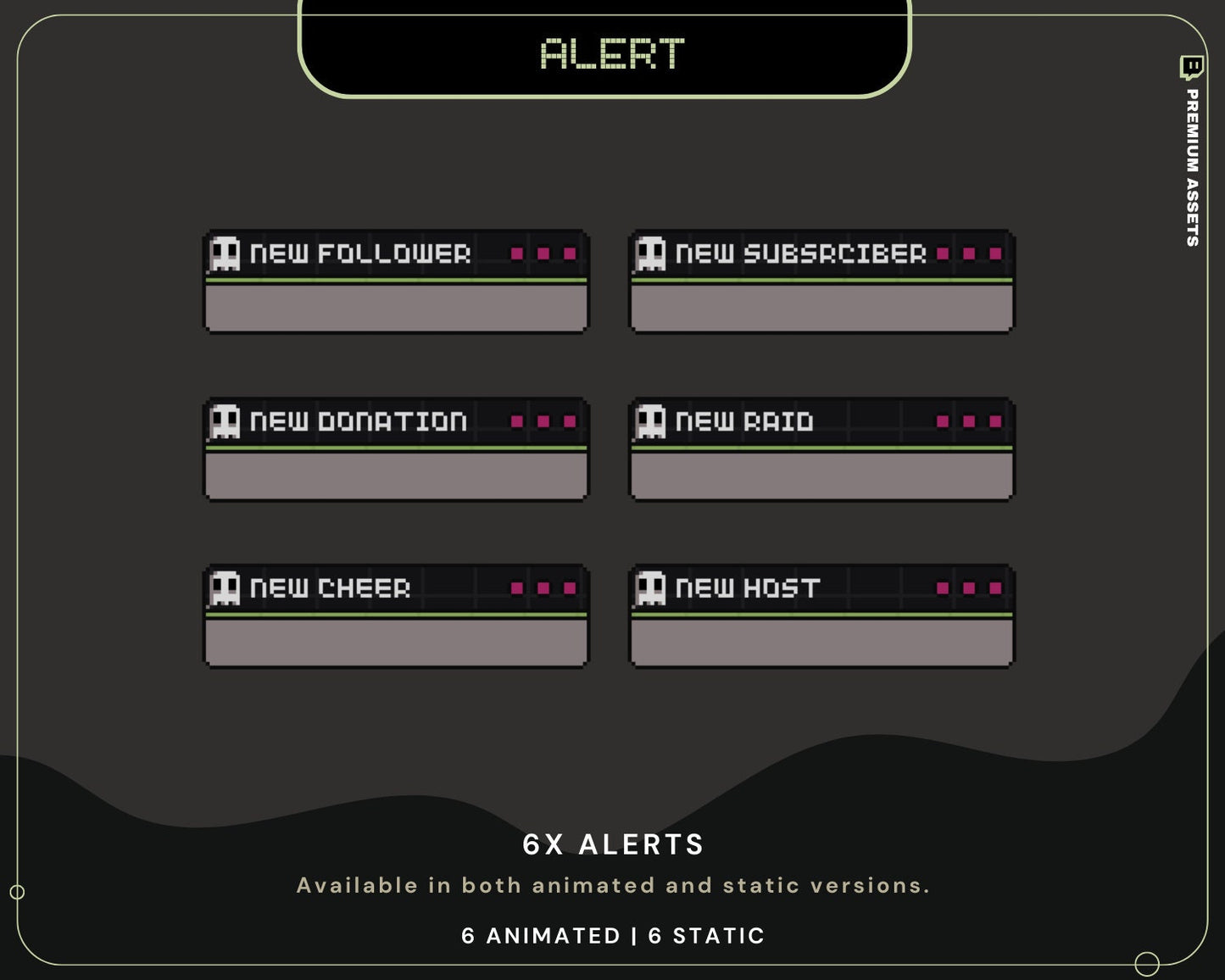 Halloween Ghost Stream Pack: Twitch Y2K Animated Overlay Vtuber Streamer Spooky Kick Youtube Retro