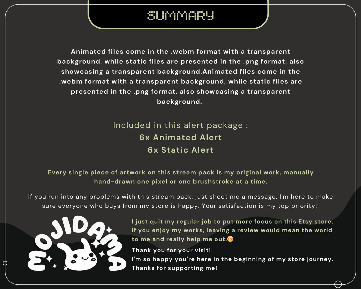 Ghost Halloween Animated Twitch Alerts: Spooky Y2K Stream Overlay (Digital Download)