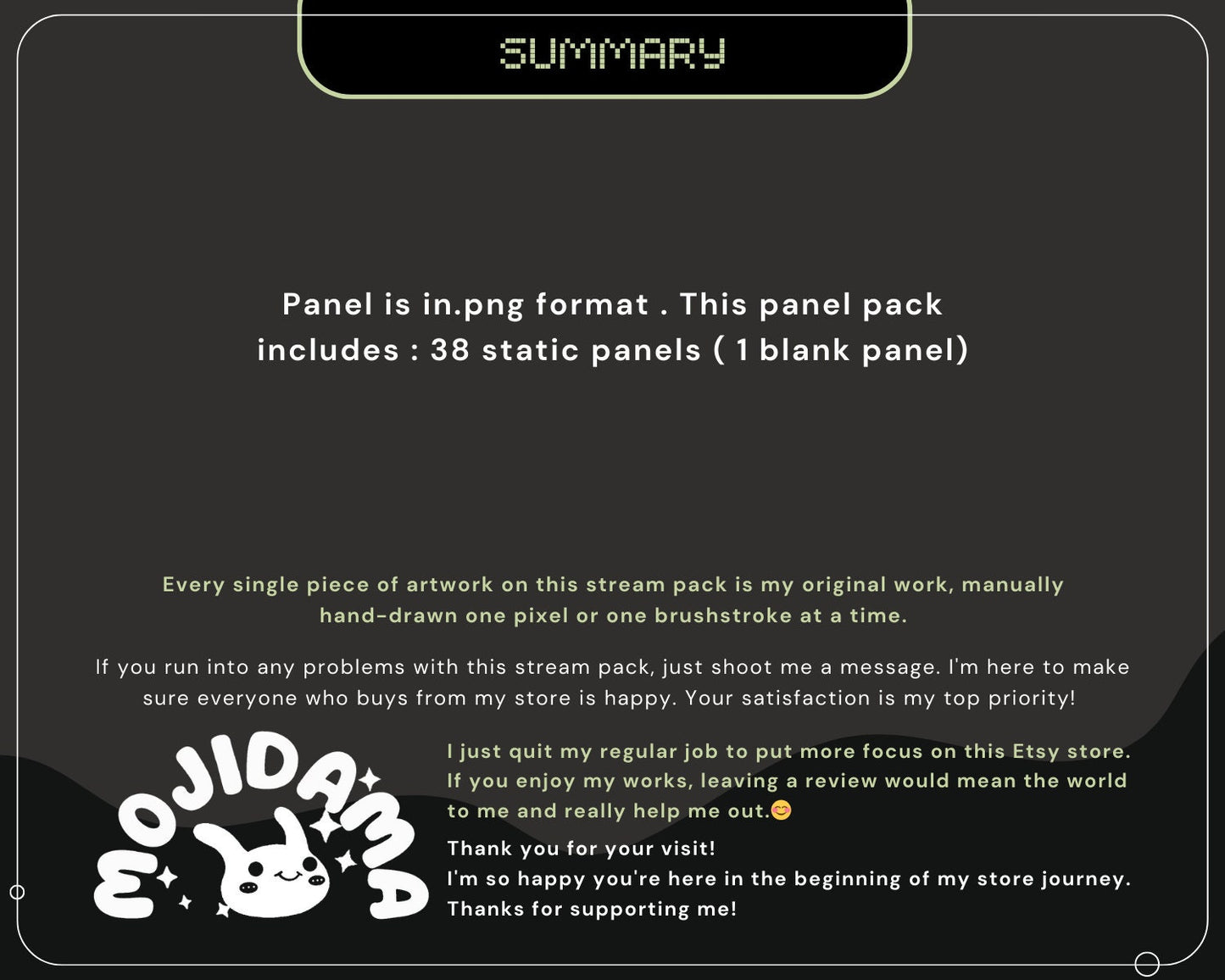 Cute Halloween Twitch Panel Ghost Aesthetic Stream Panels Pixel Art Spooky Cat Bunny Full Stream Package Gaming Just Chatting Vtubber