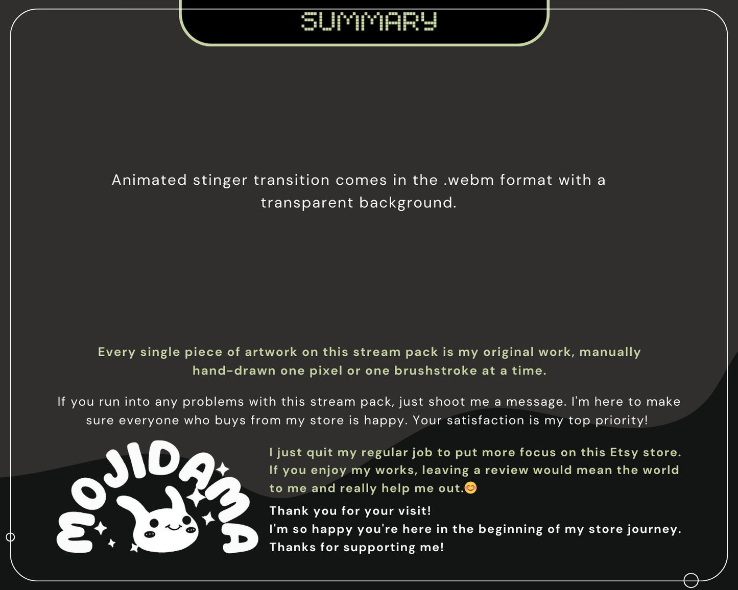 Halloween Ghost Stinger Transition: Y2K Stream Animation (Digital Download)