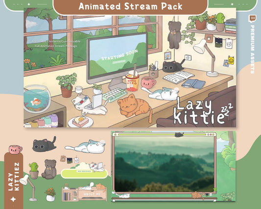 Enhance your Twitch with our Animation Stream Pack – a dynamic overlay bundle for captivating visuals and vibrant animations, elevating your viewer experience.