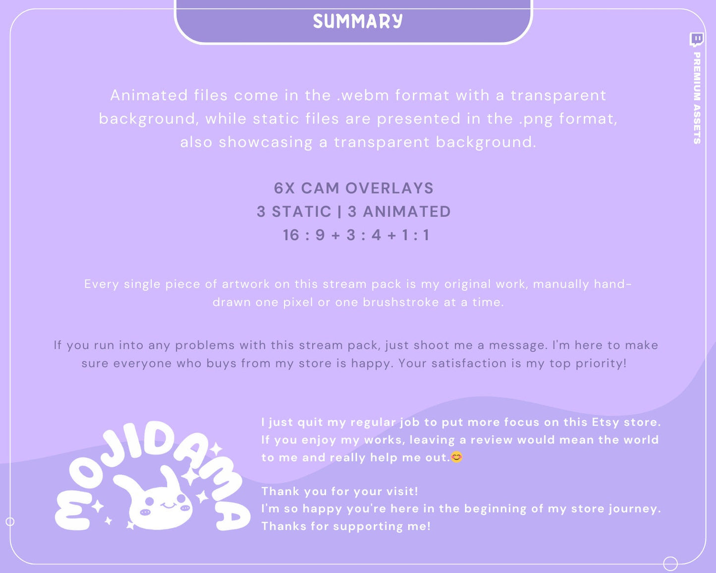 Cute Aesthetic Cam Overlay Twitch Stream Frame Animation Bunny Animated Cute Rabbit Youtube Streaming Cat Frame Just Chatting Gaming Vtuber