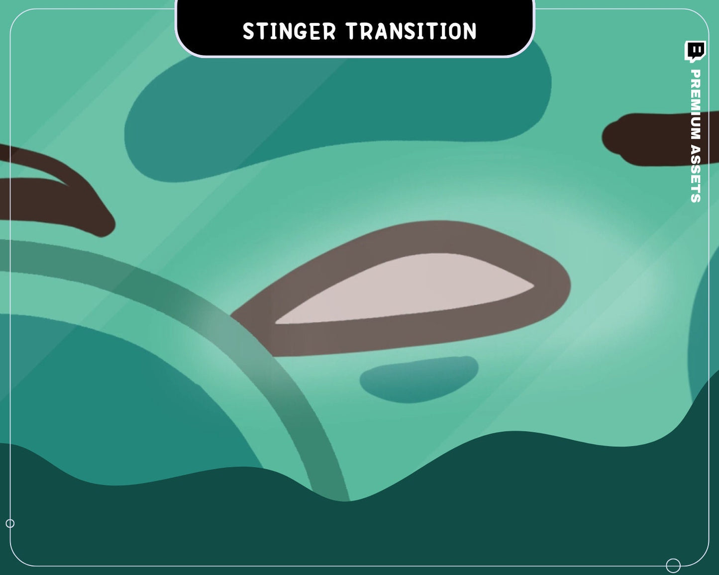 Frog Twitch Stinger Transition Obs Streamlabs Studio Cute Animation Toad Gaming Switch Scenes Screen Green Funny Kawaii Vtuber Kick Youtube