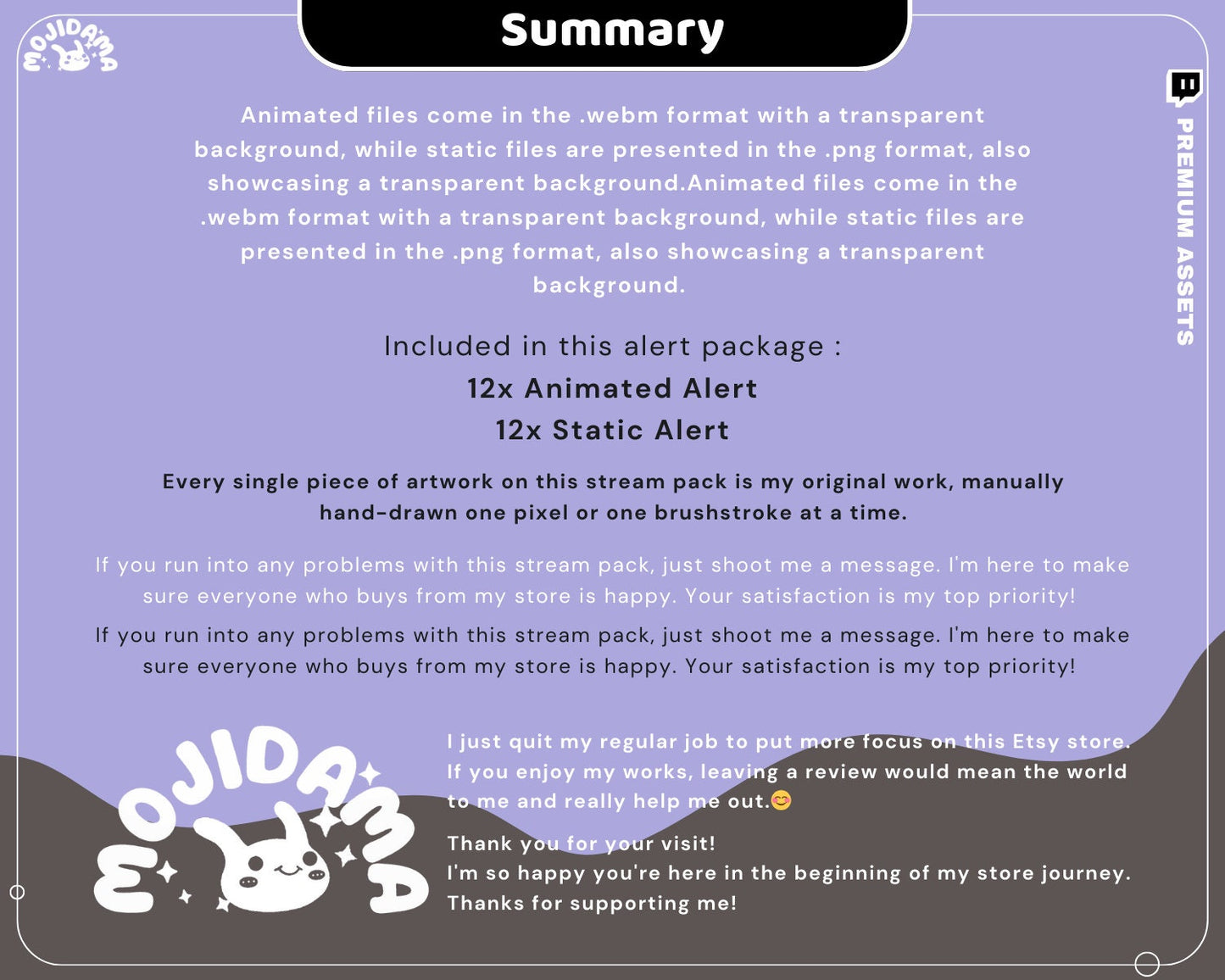 Animated Santa Twitch Alerts: Christmas Stream Overlay (Digital Download)