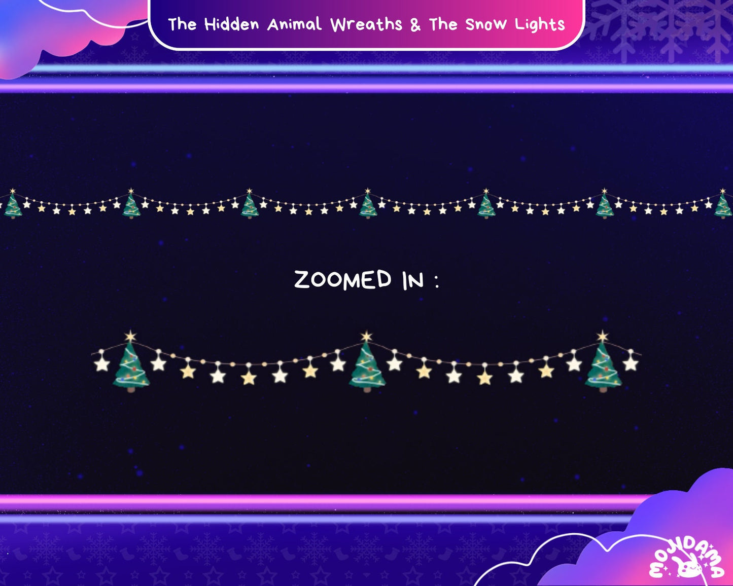 Add a cheerful and animated twist to your Twitch stream with Xmas animation, capturing the enchanting magic of the holiday vibes.
