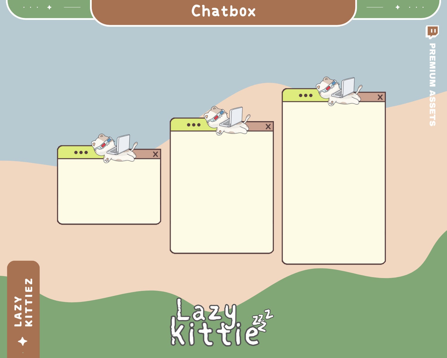 Level up your Twitch stream with our super cute Twitch Chatbox Overlay!