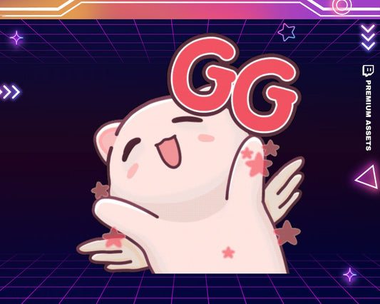 Cat Emotes Twitch Animation GG Stream Cute Kitty Funny Dancing Animal Animated Emote Funny Streaming Youtube Kick Discord Emoji Meme Vtuber