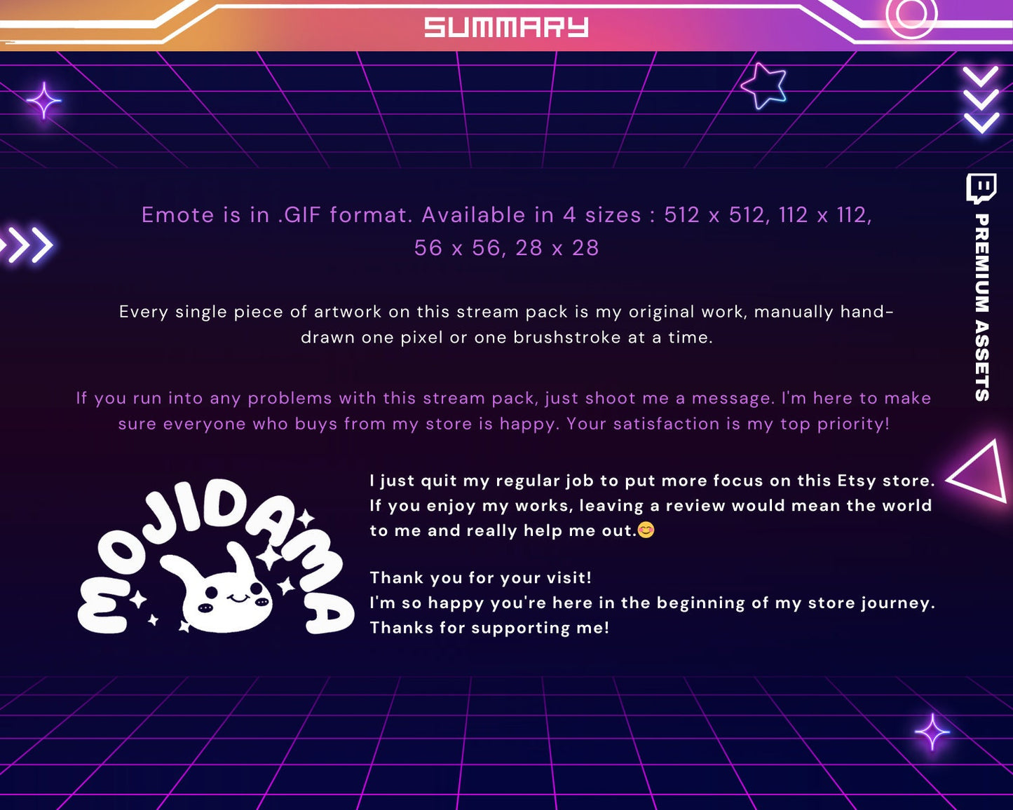 AFK Emotes Stream Animation: Cute Rose Lily Cat Animated Emotes for Twitch, YouTube, Kick & Discord